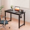 Escritorio Home Office Negro 100cm