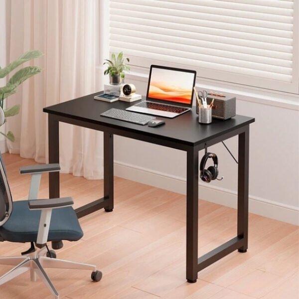 Escritorio Home Office Negro 100cm