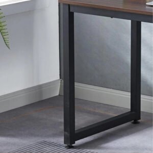 Escritorio Industrial Madera Oscura Walnut 4