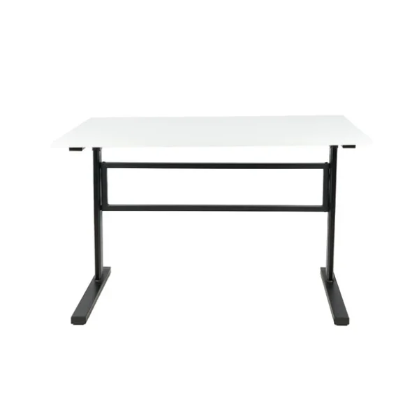Escritorio de trabajo con altura regulable blanco Escritorio de trabajo con altura regulable blanco