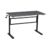 Escritorio de trabajo con altura regulable gris