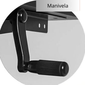 Escritorio de trabajo con altura regulable gris 2