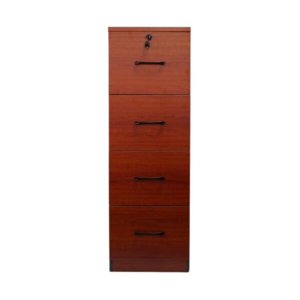 Kardex Con 4 Cajones Primer Cajón Con Llave Color Cerezo_2 Kardex Con 4 Cajones Primer Cajón Con Llave Color Cerezo