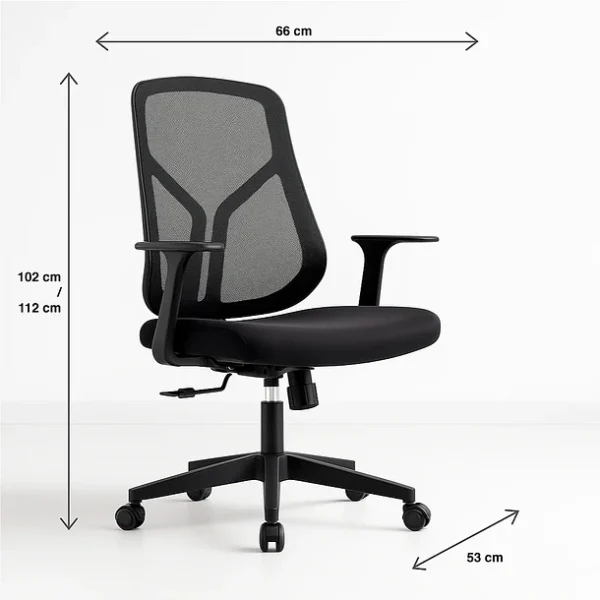 Silla de Oficina Ergonómica Nova Mesh_4 Silla de Oficina Ergonómica Nova Mesh
