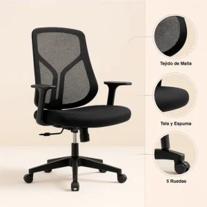 Silla de Oficina Ergonómica Nova Mesh_5